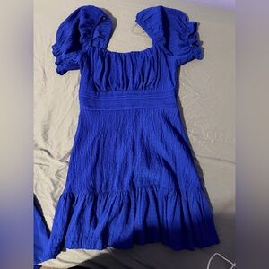 Speechless Royal Blue Midi Dress